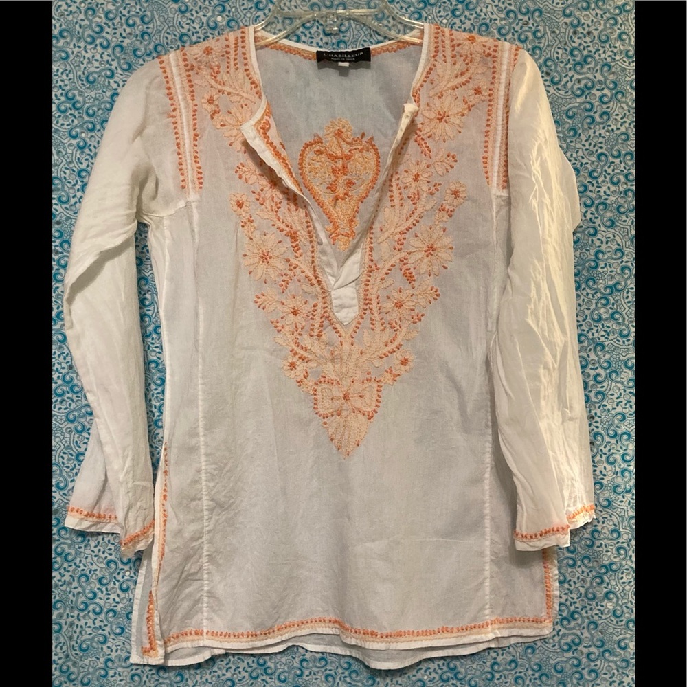 L’Habilleur Cotton Embroidered Tunic